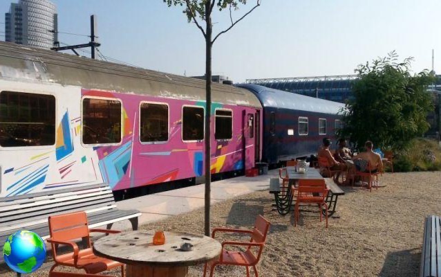 Train Lodge: albergue realmente económico en Ámsterdam