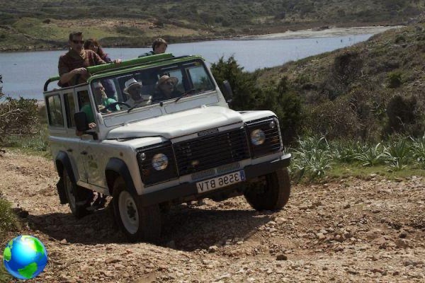 Discovery of the island of Menorca by jeep